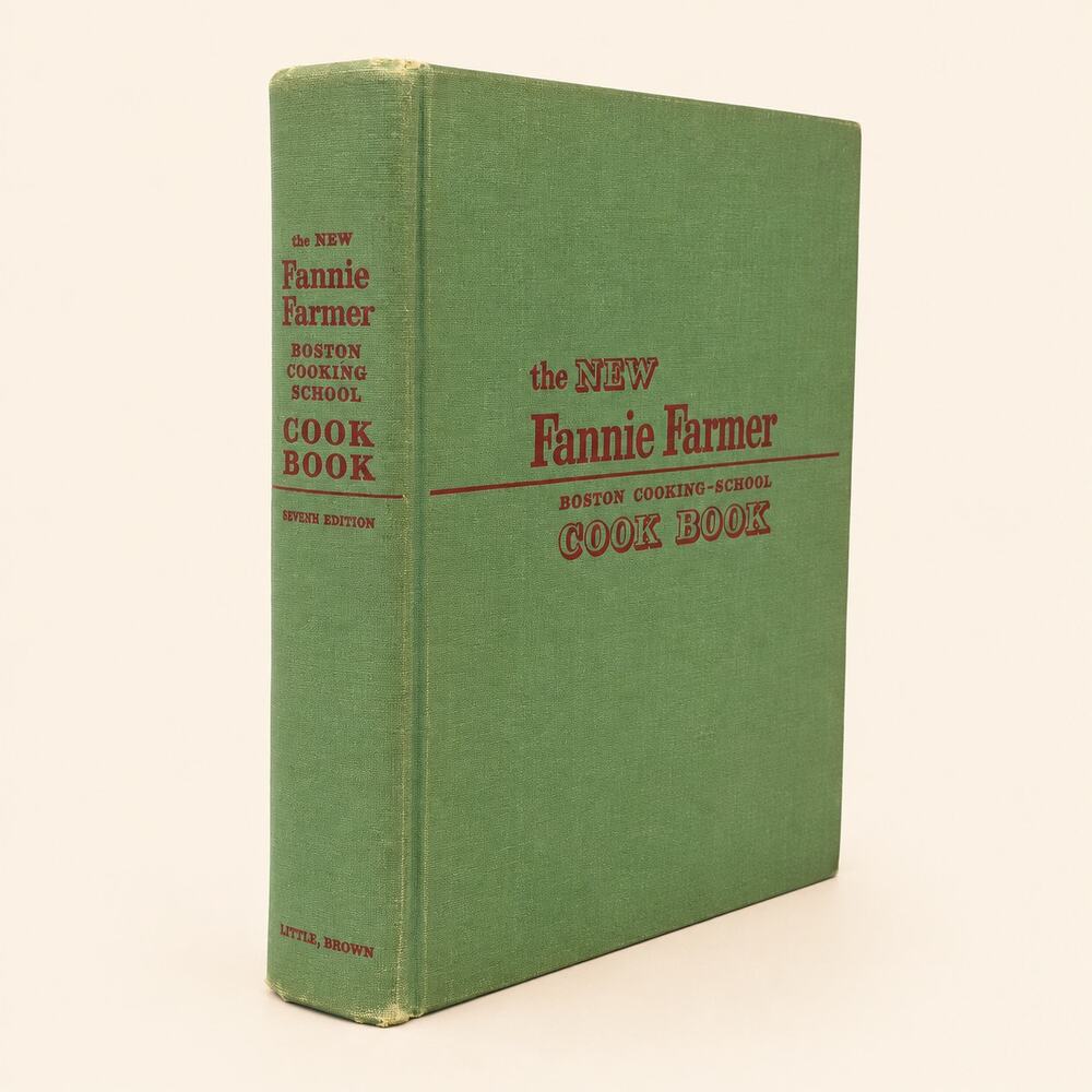 New Fannie Farmer Boston Cooking School Cook Book 1951 9th Edition Vintage
